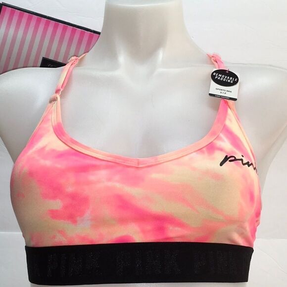 🔥Victoria Secret Sport bra removable padded sz small New - Picture 2 of 5